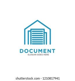 house document logo design