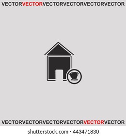 House with a dog icon.