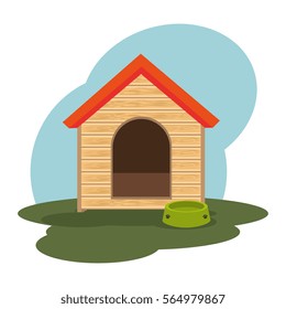 house dog isolated icon