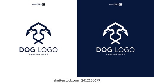 House dog vector logo design inspiration