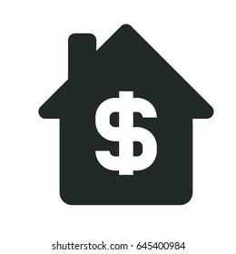 house dollar icon