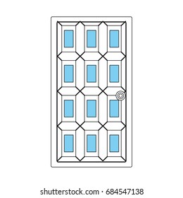House door isolated