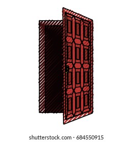 House door isolated