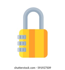 House door lock access equipment icon vector safety password privacy element with key and padlock protection security keyhole vector illustration.