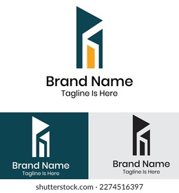  House and door logo design
