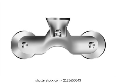 house door wheel with white background