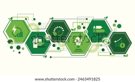 House energy efficiency, energy efficient rating class concept, eco home renovation save cost. Low-consumption ecological house. Green Building for Sustainable Development Concept
