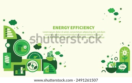 House energy efficiency, energy efficient rating class concept, eco home renovation save cost. Low-consumption ecological house. Green Building for Sustainable Development Concept