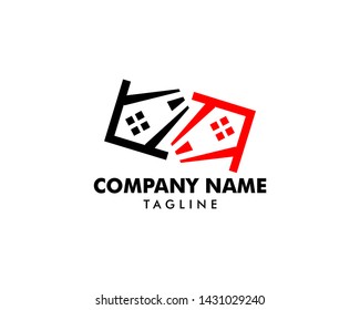 House exchange Logo Icon Template