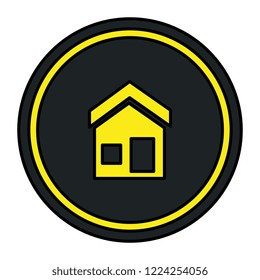 house exterior facade icon