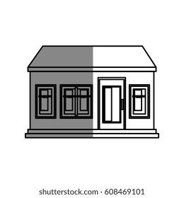 house exterior isolated icon