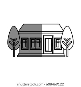 house exterior isolated icon