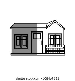 house exterior isolated icon