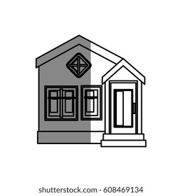 house exterior isolated icon