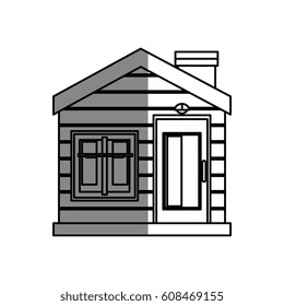 house exterior isolated icon