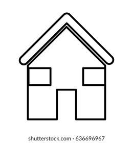 house exterior isolated icon