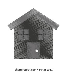 house exterior isolated icon vector illustration design