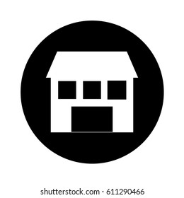house exterior isolated icon vector illustration design