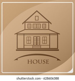house exterior isolated icon vector illustration design