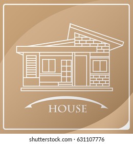 house exterior isolated icon vector illustration design