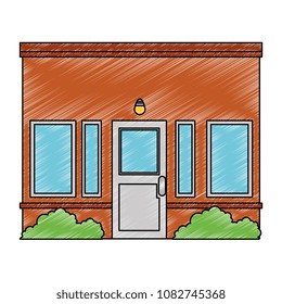 house facade front icon