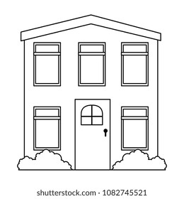 house facade front icon