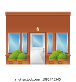 house facade front icon