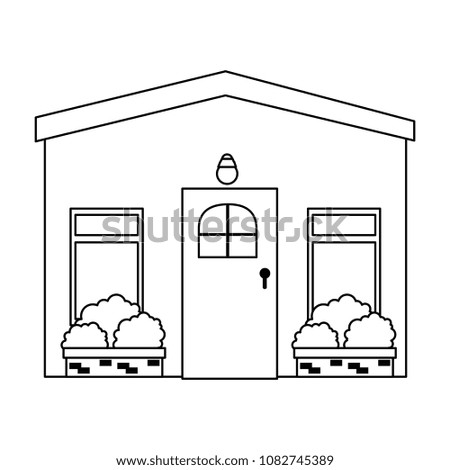 house facade front icon