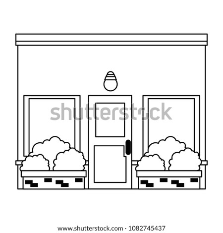 house facade front icon
