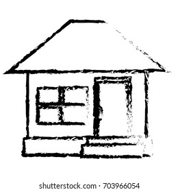 house facade small steps architecture icon