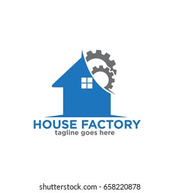 House Factory Logo Design