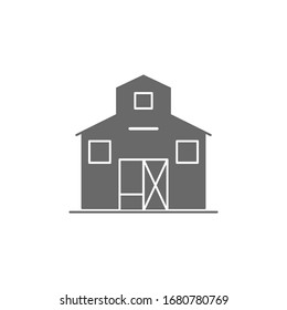 Casa, icono de granja. Iconos simples de agricultura vectorial para ui y ux, sitio web o aplicación móvil
