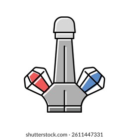 house faucet water color icon vector. house faucet water sign. isolated symbol illustration