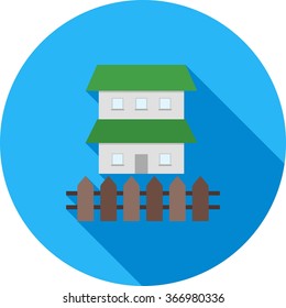 House with Fence