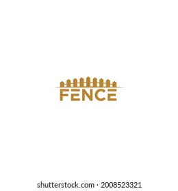 house fence vector logo suitable for real estate companies