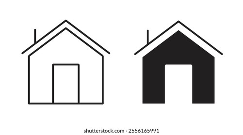 House Filled flat icons set for apps and web ui designs.