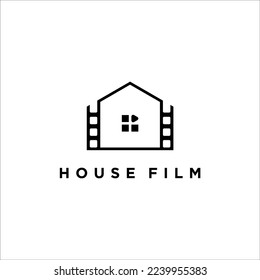House Film Creative Logo Vector