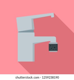 House filter cap tap icon. Flat illustration of house filter cap tap vector icon for web design