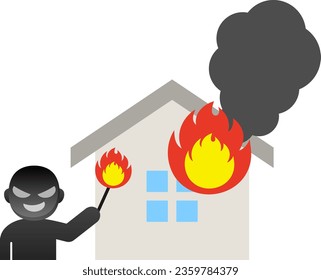 Hausbrand durch Arsonist