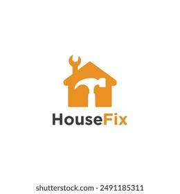 House Fix Logo Design Modern