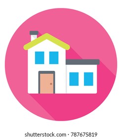 House Flat Colored  Icon
