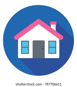 
House Flat Colored  Icon
