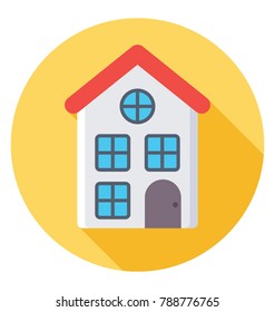 House Flat Colored  Icon
