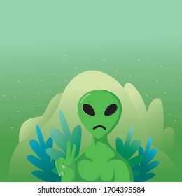 house flat design crowd illustration