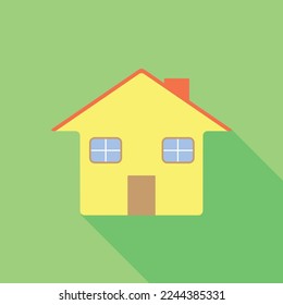 House Flat Design Home Improvement Icon stock illustration