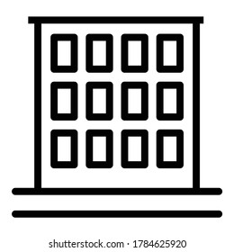 House Flat Icon Isolated On White Background