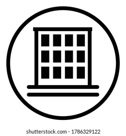 Icono plano de la casa aislado en fondo blanco