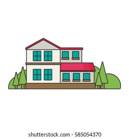 House. flat style vector illustration