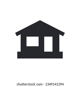 house flat vector icon