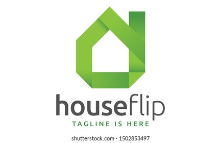 House flipping logo for real estate business